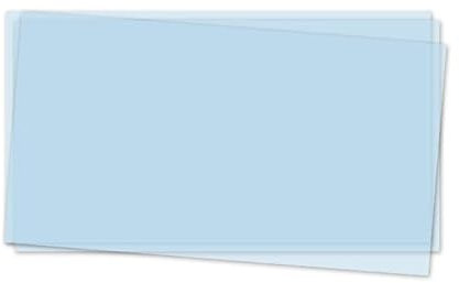 NEU Transparentpapier Extrastark 115g/qm, 50 x 61 cm, 10 Bogen, Hellblau