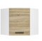 Belini Hängeschrank Küche, Küchenschränke SGN. Breite 60 cm. Oberschrank mit 1 Tür, Küchenhängeschränke, Wandschrank Hängend, Sonoma-Eiche