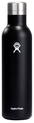 Hydro Flask Weinflasche, Keramik, 750 ml, Schwarz