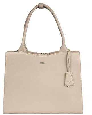 SOCHA Diamond Business-Handtasche 44.5 cm 44,5cm Cognac