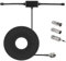 AEDIKO FM Radio Antenna Adhesive Mounting Dipole Antenna for Stereo Receiver Indoor Music System Home Stereo Receiver AV Audio