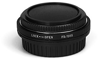 Adaptador de lente FD-EOS compatible con Canon FD y cámara EOS