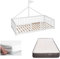 Cama Montessori 140x70. Cama Infantil con colchón Infantil Top Ventas Morfeo y Protector de colchón. Cama de Madera de Haya - Apache Wonderland Blanca CoolDreams