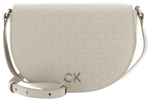 Calvin Klein CK Daily Saddle Bag Pebble_Epi Mono Stoney Beige Epi Mono