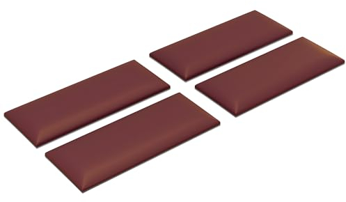 Mondo Viro Gepolsterte Wandpaneele Set Mamo Wall Schlafzimmer Verkleidung (Rosa, 75cm)