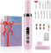 Fresa elettrica per unghie in gel, 20000 giri/min, ricaricabile, 3 velocità e direzione di rotazione, set manicure e pedicure, fresa per unghie in gel