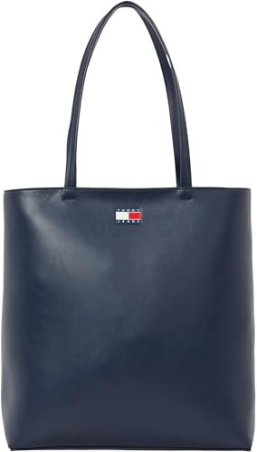 Tommy Jeans Damen Tote Bag Tasche Groß, Blau (Dark Night Navy), Einheitsgröße