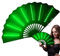 Gitekain LED Handheld Fan - Light up Rave Handheld Fan | Multipurpose Carnivals Folding Fan, Portable Hand Fan for Stage, Bar, Belly Dancing, Photography