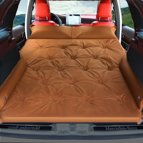 LzDQF Matratze Auto Luftbett für VW Transporter T4 T5 T6,Auto Luftmatratze Schlafmatte,Reise Campingzubehör.,A-Brown