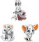 Doyafer 925 Sterling Silber Lion Charm Anhänger Bead Set, Frauen Armband Halskette Charm Perlen, Diy Charms Schmuck, Freunde und Familie Geburtstagsgeschenke
