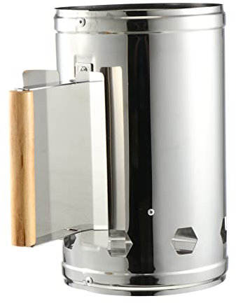 Yardenfun Outil De Barbecue Extérieur Seau De Démarrage en Acier Inoxydable pour Un Démarrage Rapide