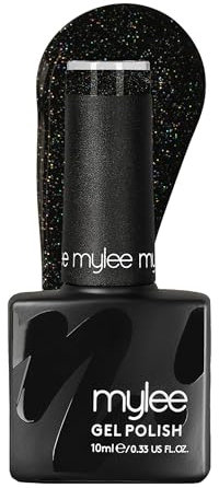 Mylee Gel Nail Polish 10ml [Tarot Reader] UV/LED Soak-Off Nail Art Manicure Pedicure for Professional, Salon & Home Use [Fine Glitters Range] - Long Lasting & Easy to Apply