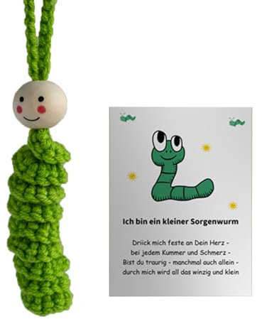 Lerpwige Angstlöser Sensorisches Spielzeug Geschenke Häkelspielzeug Accessoire Für Stress Und Angstlöser Handgefertigte Geschenke Kartenanhänger