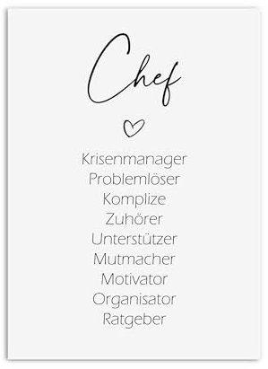 Nastami Postkarte SYNONYME (Chef)