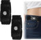 AOZUO 2 Stücke Ohne Schnalle Gürtel, Verstellbarer Unsichtbarer Schnallenfrei Elastischer Gürtel für Damen und Herren Taillengürtel für Jeans und Freizeithosen, 3 cm Breit