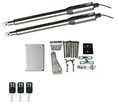 Apriporta 300KG Automatico Dual Braccio Accogliente Opener Opener Opener Apritor PORTA APERTO APERTO APERTO APERTO for CONTROLLO ACCESSO SICUREZZA HOME Motore durevole(3 remotes)