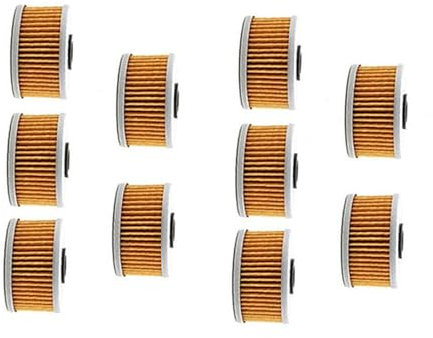 LMNMY Moto Filtro 10PCS Filtro Olio Moto per Honda NX650 per Dominator 650 1988-1991 1992 1993 1994 1995 1996 1997 1998 1999 2000 2001 2002