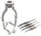 Juego de herramientas localizador de broca cuadrada, adaptador de broca cuadrada, con brocas cuadradas 6.4MM/8MM/9.5MM/12.7MM