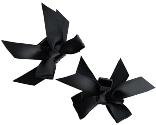 MZRAN Petites pinces à cheveux pour femmes filles ruban nœud crabe pinces à cheveux accessoires pour cheveux doux