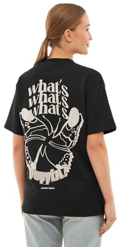 Johnny Urban Oversized Tshirt Herren & Damen - Sammy Butterfly - Heavy Basic Kurzarm T-Shirt Oversize - Schmetterling Print - Unisex - 100% Baumwolle