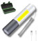 Utilify | Mini Linterna LED de Alta Potencia Recargable 2000 Lúmenes, 3 Modos de Luz y Zoom, Compacta y Resistente, para Camping, Caza, Senderismo, SOS, Coche, Emergencias y Supervivencia (Aluminio)
