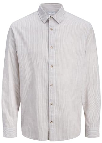 Jjesummer Linen Blend Shirt L/S Sn
