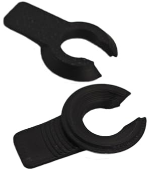 Szaerfa Joystick Holder for Steam Deck, Game Console Thumbsticks Anti-drift Protector Gaming Controller Rocker Lock Protection Thumb Stick Stabilizer Clip Clamps (black)
