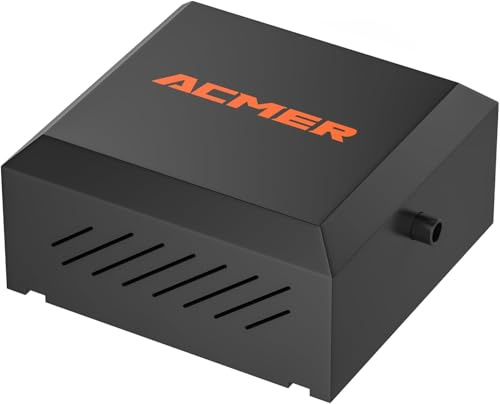 ACMER C4 Air Assist Pump, 30L/Min Air Assist System for Laser Engravers | Improves Cutting Precision, Reduces Smoke & Dust, Low Noise Air Assist System for Laser Cutters