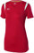 Mizuno Damen SS Jersey 440646.1073.03.XS Balboa 5.0 Kurzarm Volleyball Trikot, rot/Silber, Womens X-Small