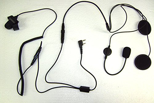 Sharman MultiCOM Bike Helmet Headset/Boom Microphone for Kenwood TK