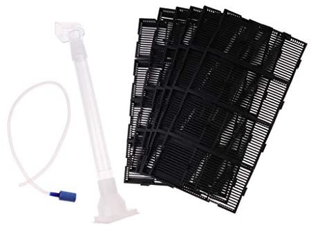 MagiDeal Aquarium sous Filtre de Gravier Réservoir de Poissons Panneau de Filtre Plaque de Tube D' Plastique 24P / 28P / 32P, RS-24P