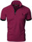 GNRSPTY Mens Short Sleeve Polo Shirts Classic Giraffe Embroidery Tennis T-Shirt,Wine red,XXL