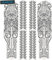 Riesel Design - „Chain:Tape 3000“ Fahrrad Kettenschutz - Stylische Fahrrad Schutzfolie 6 Selbstklebende Shapes/MTB Kettenschutz für den gesamten Hinterbau - Maori Grey