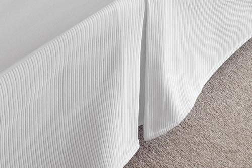 The Luxury Collection Cache-Sommier - 100% Coton - Blanc - Exclusivité Exclusivité (180 x 200 cm)