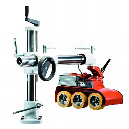 Entraîneur triphasé 8 rouleaux bras 1 050 mm pour toupie - combinée - ponceuse - 400 W 400 V