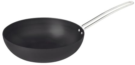 Tramontina Wok para barbacoa de aluminio anodizado, 24 cm - 2,2 l