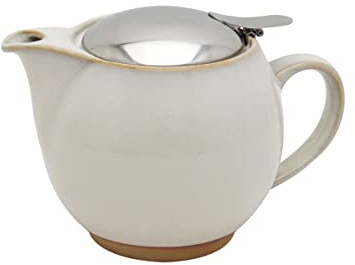 Zero Japan BBN-02 NWH Teekanne aus Steingut, 450 ml, Naturweiß