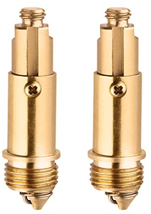 Basin Pop Up Click Clack Brass Plug Bolt, Replacement Screw for Most Sink Basin Drain Stopper (2pcs)