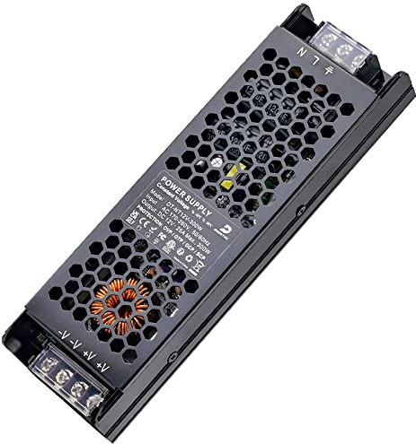 DUSKTEC LED Netzteil 300W 12V Trafo 25A, IP20 Transformator AC 230V auf DC 12V Treiber, Niedervolttrafo für LED Birnen, Lichtstreifen, Lampen, Displays, 3D Drucker