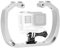 Selens Soporte de cámara de mano doble soporte estabilizador mango buceo equipo de fotografía subacuática con tornillo 1/4 y correa de mano para cámara deportiva Hero Xiaomi Yi SJCAM