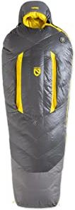 NEMO Equipment Sonic Down Mumienschlafsack, lang, Goodnight Gray/Goldfinch