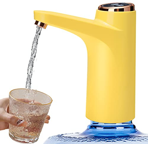 Electric Water Pump Dispenser, 3 Gallon 5 Gallon Universal Portable Water Dispenser,USB Charging Automatic Drinking Water Bottle Pump for Camping