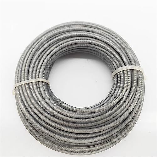 ZeNaha 50ft 2,4/2,7/3,0mm Trimmer Stahl Nylon Draht Seil Schnur Linie Trimmer Freischneider Lange Runde Rolle gras Ersatz Draht