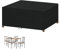 VANSHEIM Housse Protection Mobilier de Jardin Housse Salon de Jardin Exterieur Housse Protection Table Jardin Impermeable Bâche Table Jardin 420D Tissu Oxford Housse de Protection 120x90x75cm
