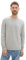 TOM TAILOR Herren Basic Pullover mit V-Ausschnitt aus Baumwolle, 36293 - Bright Stone Grey Melange, XXXL