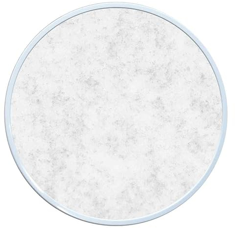 Eco Filzauflage geeignet für Kartell Componibili Container Nachttisch rund Unterlage (Marble, 30,3cm)