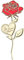 Roses en Bois avec Cœurs Personnalisés, 4 couleur au choix Fleur éternelle - cadeau nounou - Cadeau unique & personnalisé – Rose en bois – fête des Mères, Atsem, maîtresse, offrir, fête des mamies