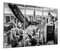 DEQORI Glasbilder Echtglas | Motiv Über den Dächern | horizontal 3-teilig 3x50x100 cm | große XXL Deko | Wandbilder für Wohnzimmer, Schlafzimmer, Flur & Küche | moderne Wanddeko