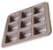 Ciieeo 2 Stk Backform -Kuchen-Tabletts Tasse Kuchen Tabletts anzeigen kochplatte schokoladenform pappbecher pfannenwender Kuchenform Kuchen backplatte Kohlenstoffstahl Golden