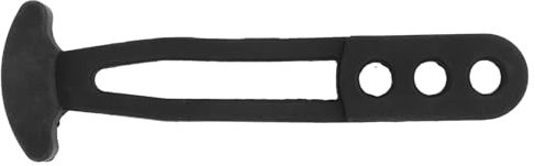 Cinghia in Gomma Per Scaletta Telescopica Per Barche - Fascia di Fissaggio Per Pontone, Tetto di Yacht, Per Scale Telescopiche a 2-4 Gradini (3 fori regolabili)